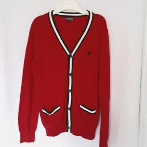 EXPRESS  CANDIGAN MEN SWEATER SIZE S.